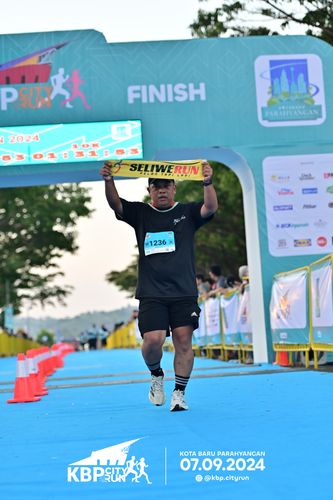 Race photo from KBP City Run 2024