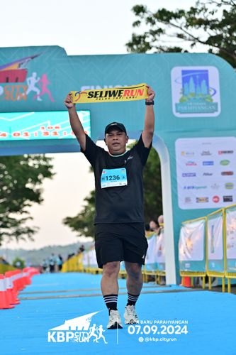 Race photo from KBP City Run 2024