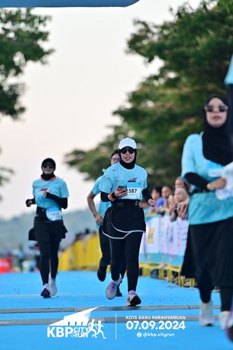 Race photo from KBP City Run 2024
