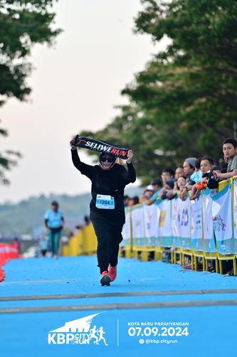 Race photo from KBP City Run 2024