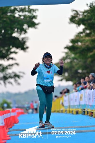 Race photo from KBP City Run 2024