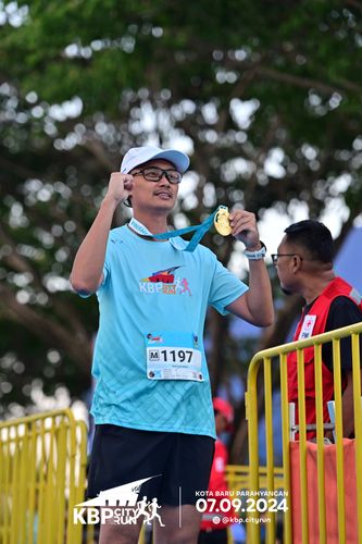 Race photo from KBP City Run 2024