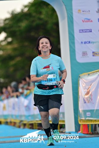 Race photo from KBP City Run 2024