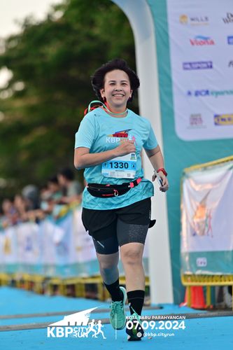 Race photo from KBP City Run 2024