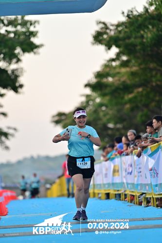 Race photo from KBP City Run 2024