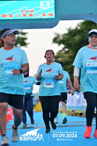 Race photo from KBP City Run 2024
