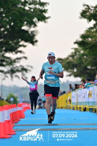 Race photo from KBP City Run 2024