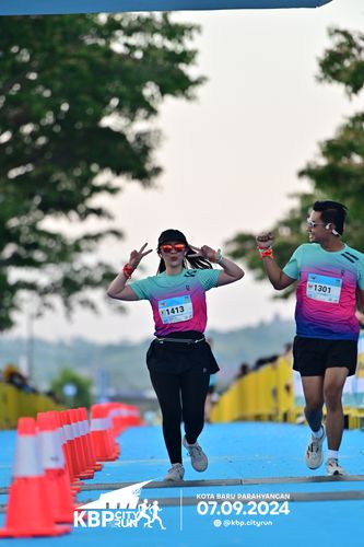 Race photo from KBP City Run 2024
