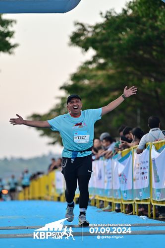 Race photo from KBP City Run 2024