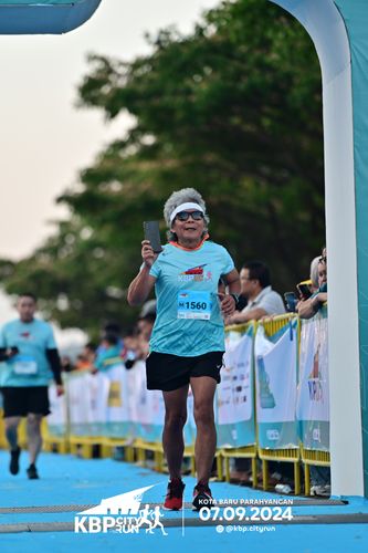 Race photo from KBP City Run 2024