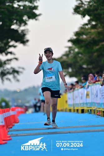 Race photo from KBP City Run 2024