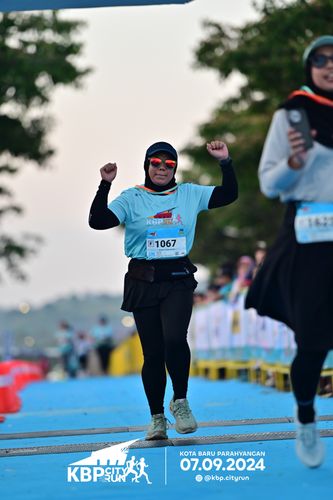 Race photo from KBP City Run 2024