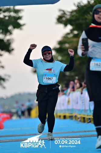Race photo from KBP City Run 2024