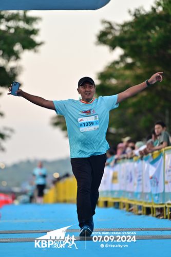 Race photo from KBP City Run 2024