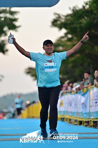 Race photo from KBP City Run 2024