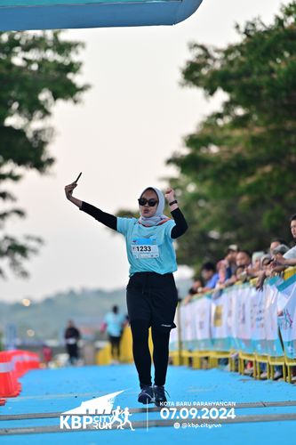 Race photo from KBP City Run 2024