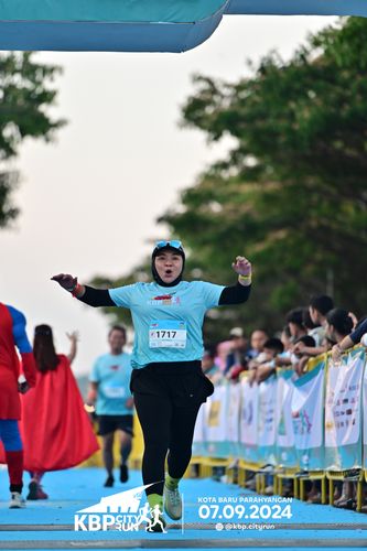 Race photo from KBP City Run 2024
