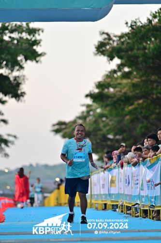 Race photo from KBP City Run 2024
