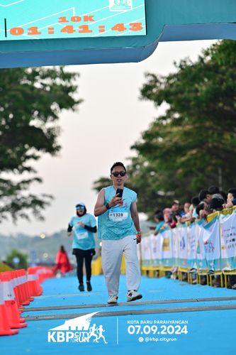 Race photo from KBP City Run 2024