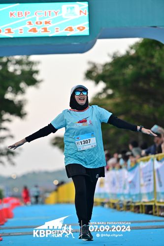 Race photo from KBP City Run 2024