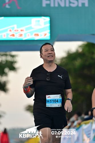 Race photo from KBP City Run 2024