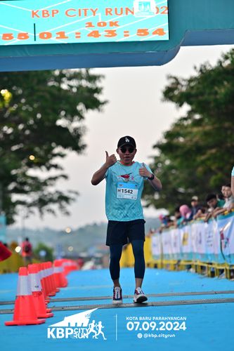 Race photo from KBP City Run 2024