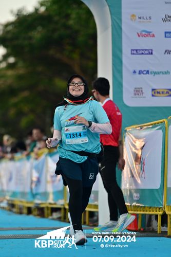 Race photo from KBP City Run 2024
