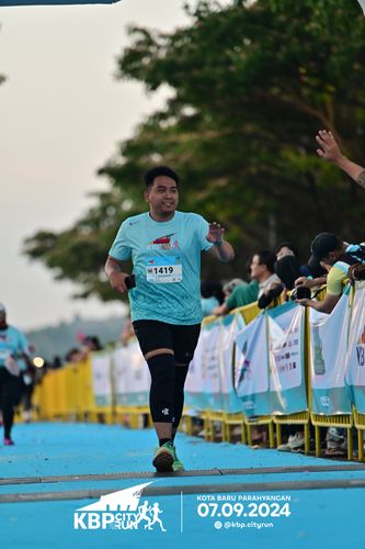 Race photo from KBP City Run 2024