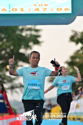 Race photo from KBP City Run 2024