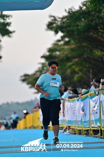 Race photo from KBP City Run 2024