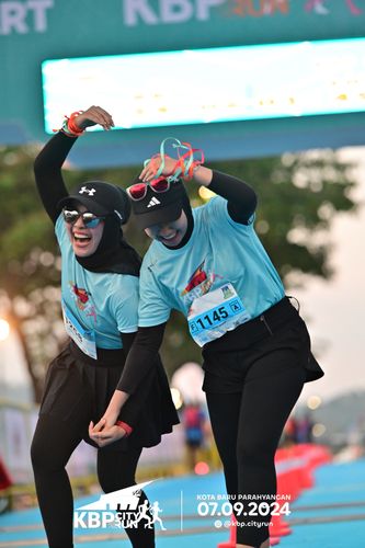 Race photo from KBP City Run 2024