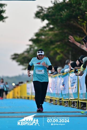 Race photo from KBP City Run 2024