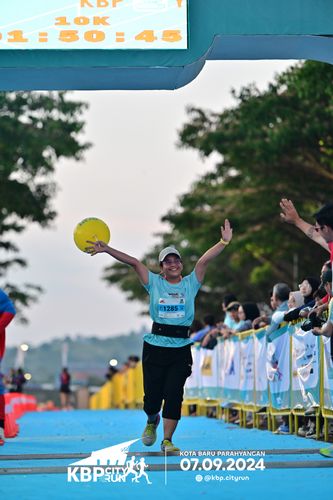Race photo from KBP City Run 2024