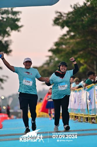 Race photo from KBP City Run 2024