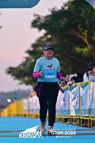 Race photo from KBP City Run 2024