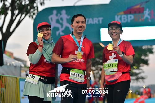 Race photo from KBP City Run 2024