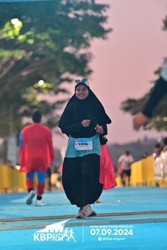 Race photo from KBP City Run 2024