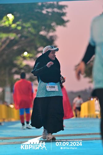 Race photo from KBP City Run 2024