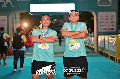 Race photo from KBP City Run 2024