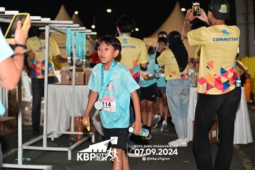 Race photo from KBP City Run 2024