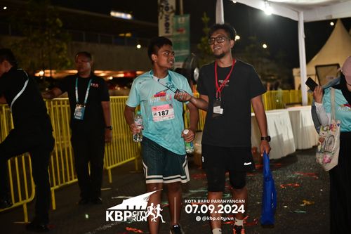 Race photo from KBP City Run 2024