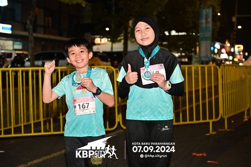 Race photo from KBP City Run 2024