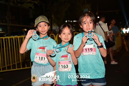 Race photo from KBP City Run 2024