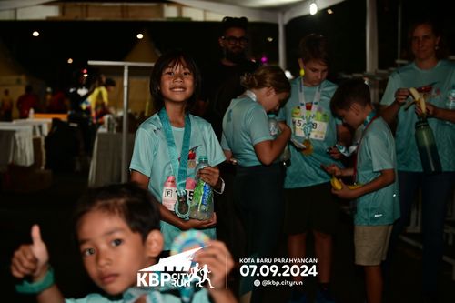 Race photo from KBP City Run 2024
