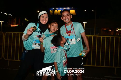 Race photo from KBP City Run 2024