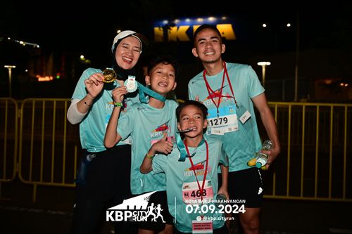Race photo from KBP City Run 2024