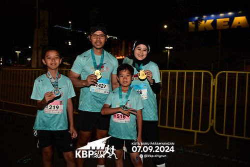 Race photo from KBP City Run 2024