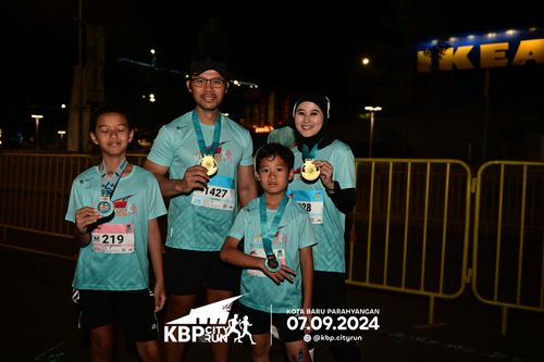 Race photo from KBP City Run 2024