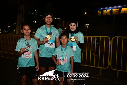 Race photo from KBP City Run 2024