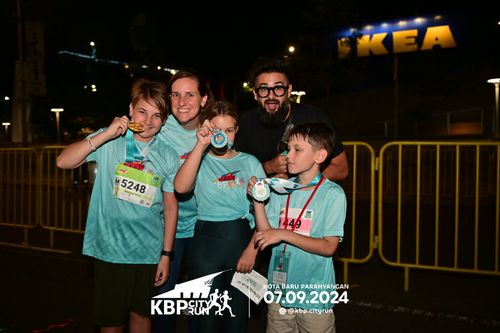 Race photo from KBP City Run 2024